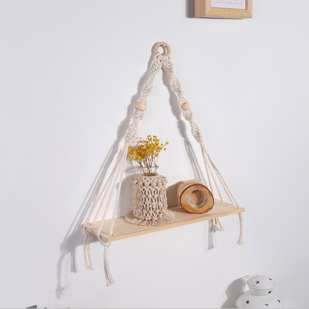 Macrame Decorative Nursery Shelves