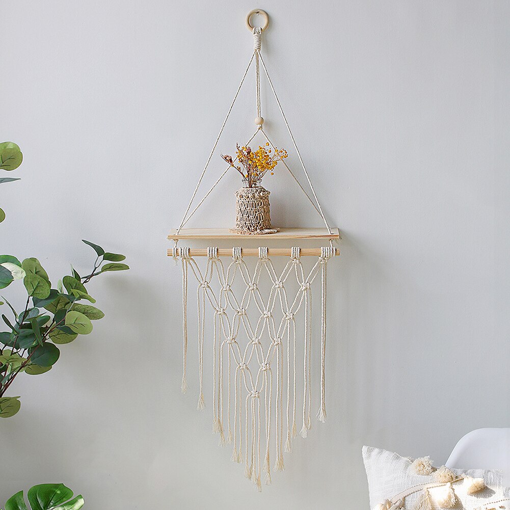 Macrame Decorative Nursery Shelves