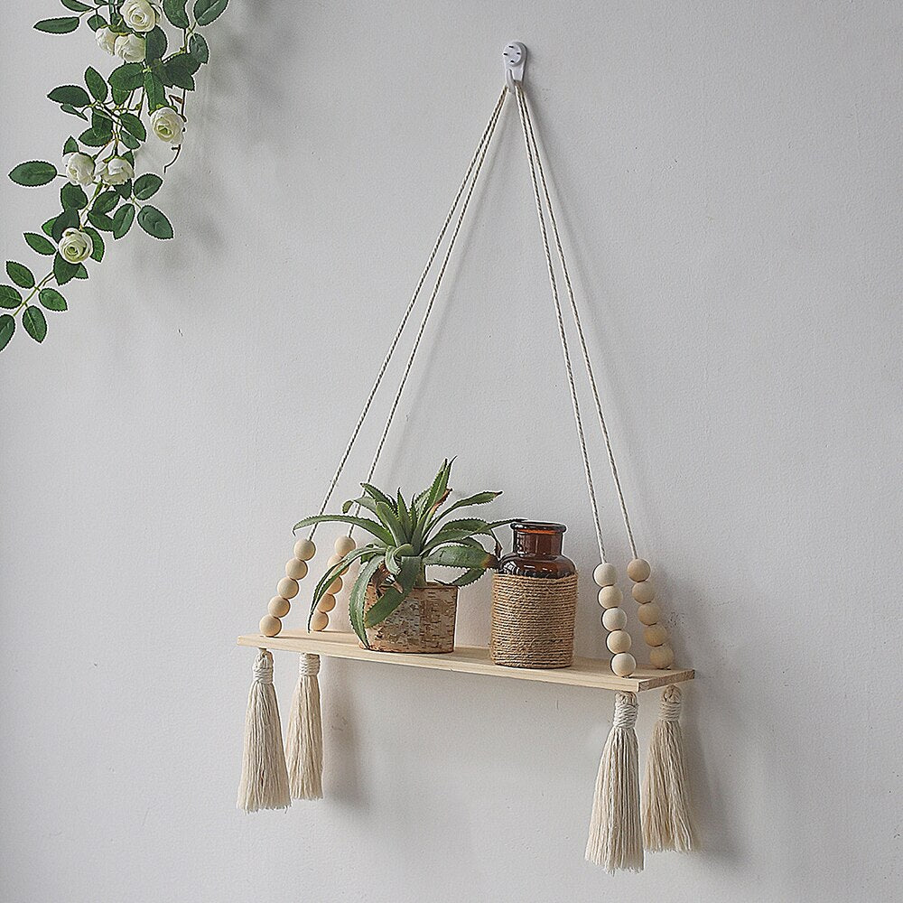 Macrame Decorative Nursery Shelves